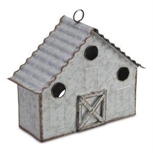 Mina Metal Hanging Birdhouse Decor - Wide