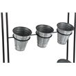 Ione 9 Pot Wall Planter with Metal Wall Frame