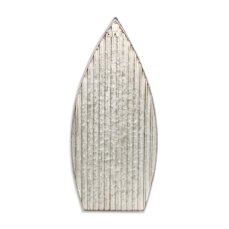 Alessia Galvanized & Wood Hanging Boat Shelf