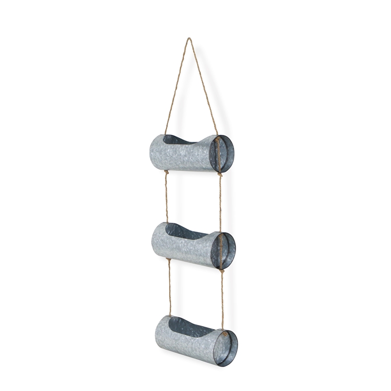 Templeton Farmhouse Style 3 Tier Hanging Planter