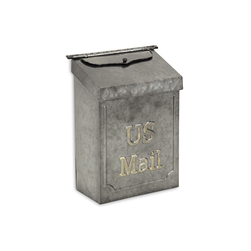 Wiselle Glossy Galvanized Mail Box