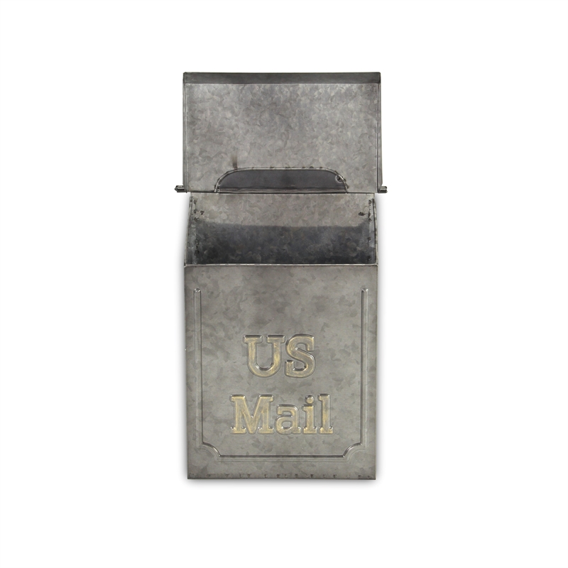 Wiselle Glossy Galvanized Mail Box