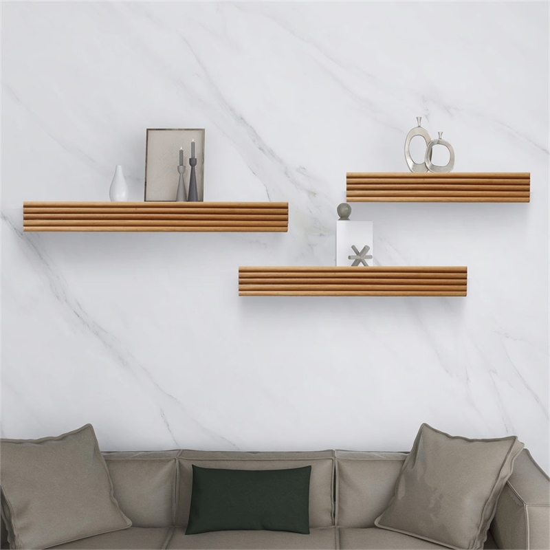 Corrabel Ridged Floating Accent Shelves Set of 3
