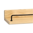 Aldervale Wood & Metal Floating Display Shelf