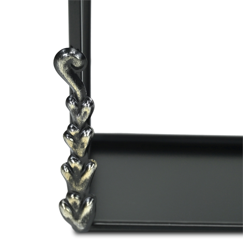 Sophronia Vintage Style 2 Tier Metal Wall Shelf