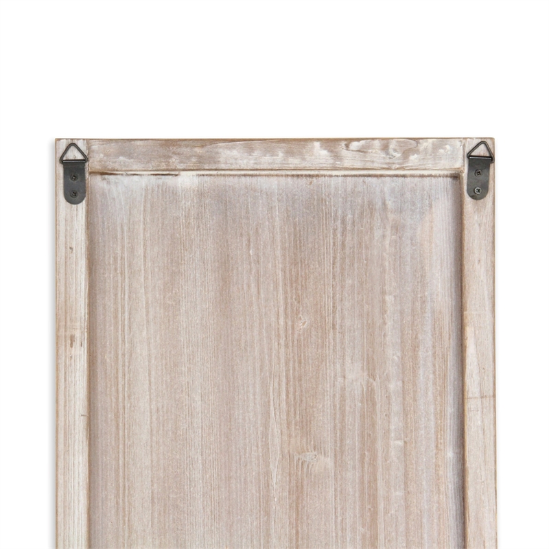 Sandro Wood 2 Tier Wall Storage & Chalkboard