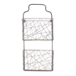 Honora 2 Tier Abstract Metal Wall Organizer