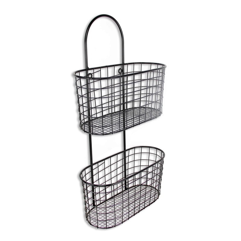 Adora 2 Tier Metal Wall Organizer