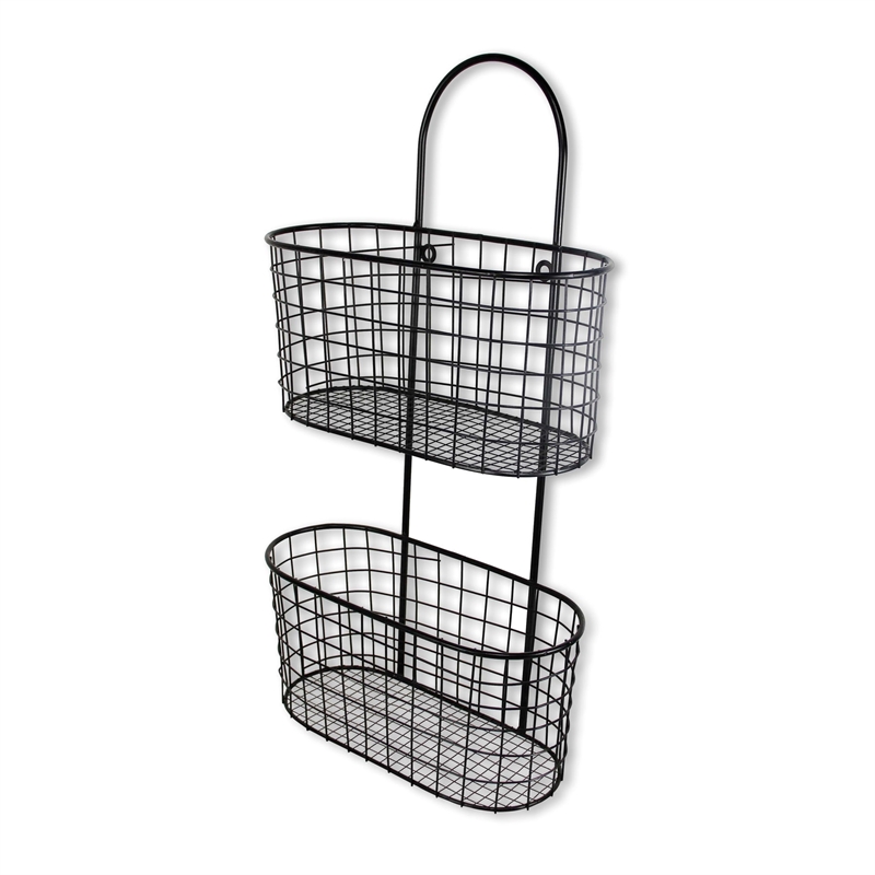Adora 2 Tier Metal Wall Organizer
