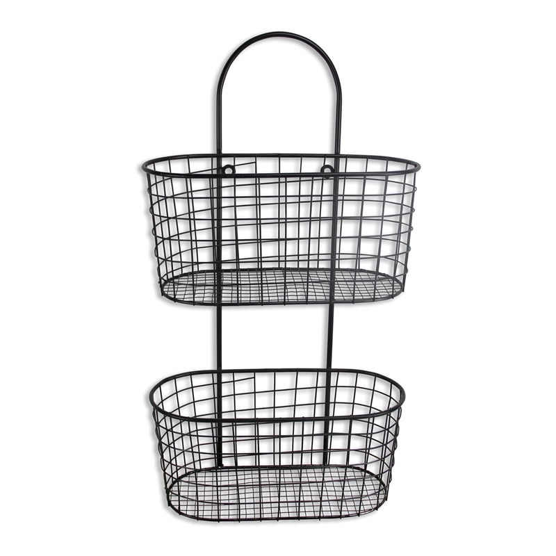 Adora 2 Tier Metal Wall Organizer
