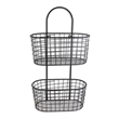 Adora 2 Tier Metal Wall Organizer