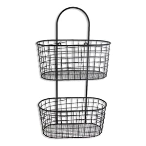Adora 2 Tier Metal Wall Organizer