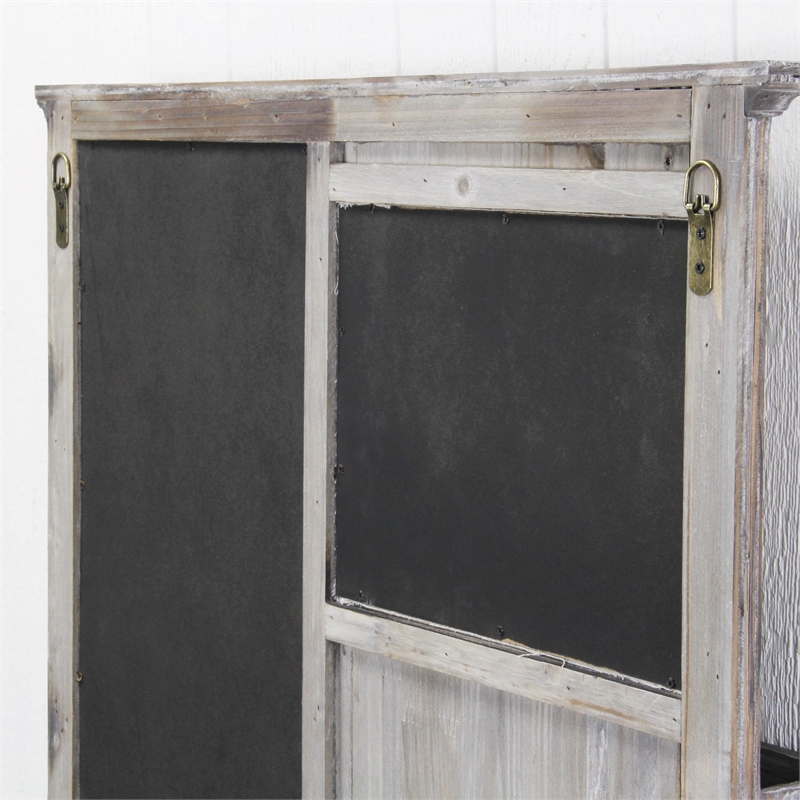 Linden Wooden Pincushion Chalkboard Organizer Board