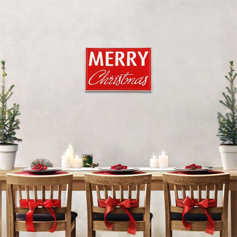 Nicholas Bright Red and White Metal 