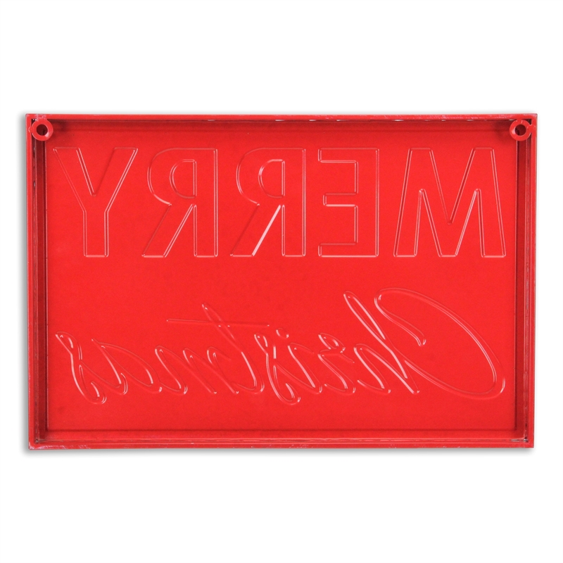 Nicholas Bright Red and White Metal 