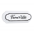 Alaric Horizontal Farm To Table Wall Sign