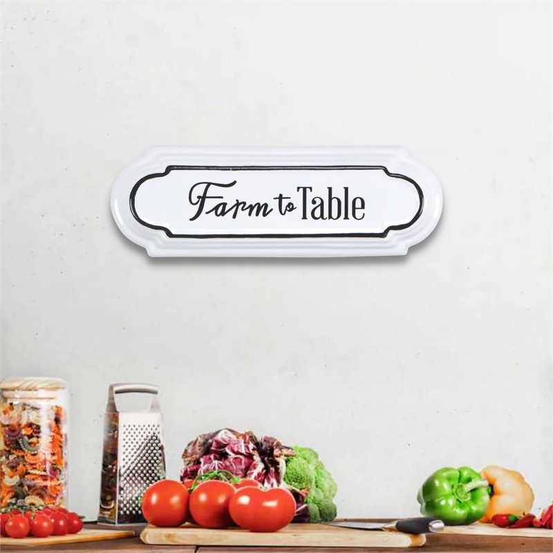 Alaric Horizontal Farm To Table Wall Sign