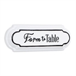 Alaric Horizontal Farm To Table Wall Sign