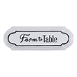 Alaric Horizontal Farm To Table Wall Sign
