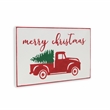 Menica Multicolor Truck & Tree Christmas Sign