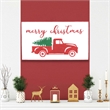 Menica Multicolor Truck & Tree Christmas Sign