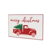 Menica Multicolor Truck & Tree Christmas Sign
