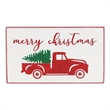 Menica Multicolor Truck & Tree Christmas Sign