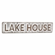 Roven Galvanized Lake House Sign - Large