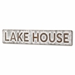 Roven Galvanized Lake House Sign - Large