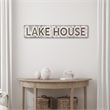 Roven Galvanized Lake House Sign - Large