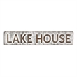 Roven Galvanized Lake House Sign - Large