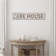 Roven Galvanized Lake House Sign - Large