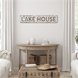 Roven Galvanized Lake House Sign - Large