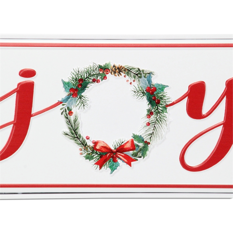 Clara Holiday Metal Sign - Joy