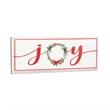 Clara Holiday Metal Sign - Joy