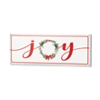 Clara Holiday Metal Sign - Joy