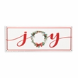 Clara Holiday Metal Sign - Joy