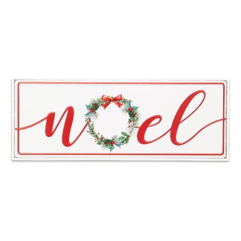 Clara Holiday Metal Sign - Noel