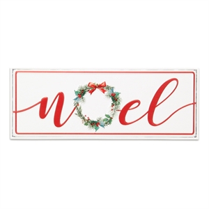 Clara Holiday Metal Sign - Noel