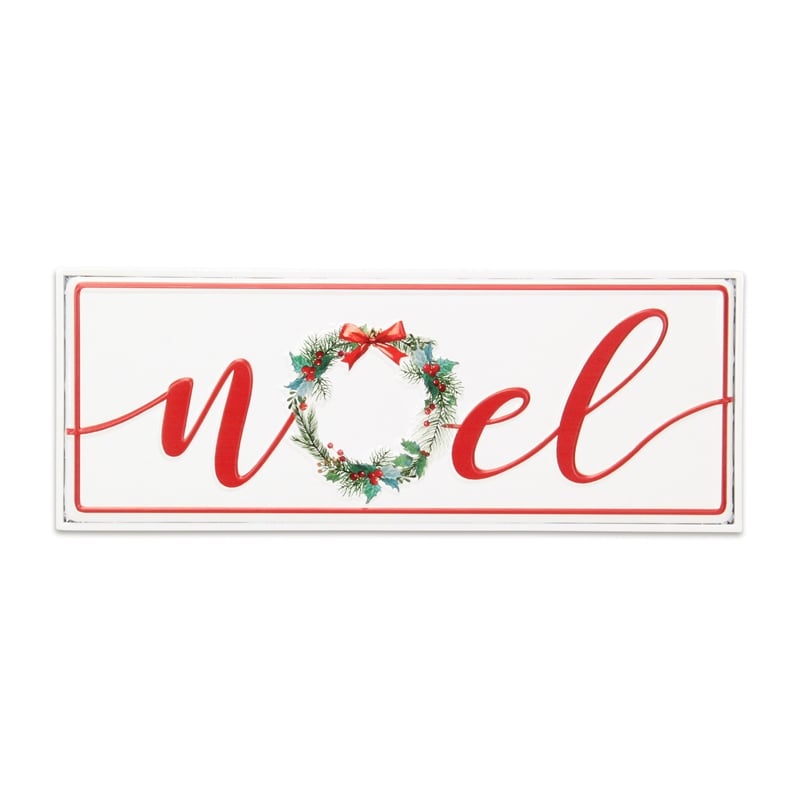 Clara Holiday Metal Sign - Noel