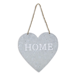 Luca Metal Heart Shaped &quotHome&quot Sign