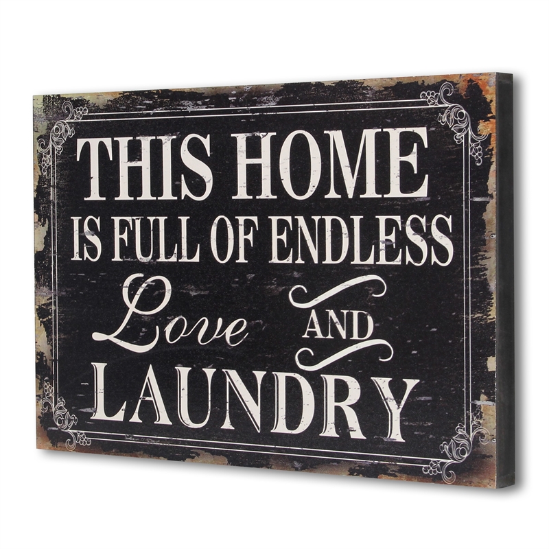 Patrice Wooden Wall Sign - Endless Laundry