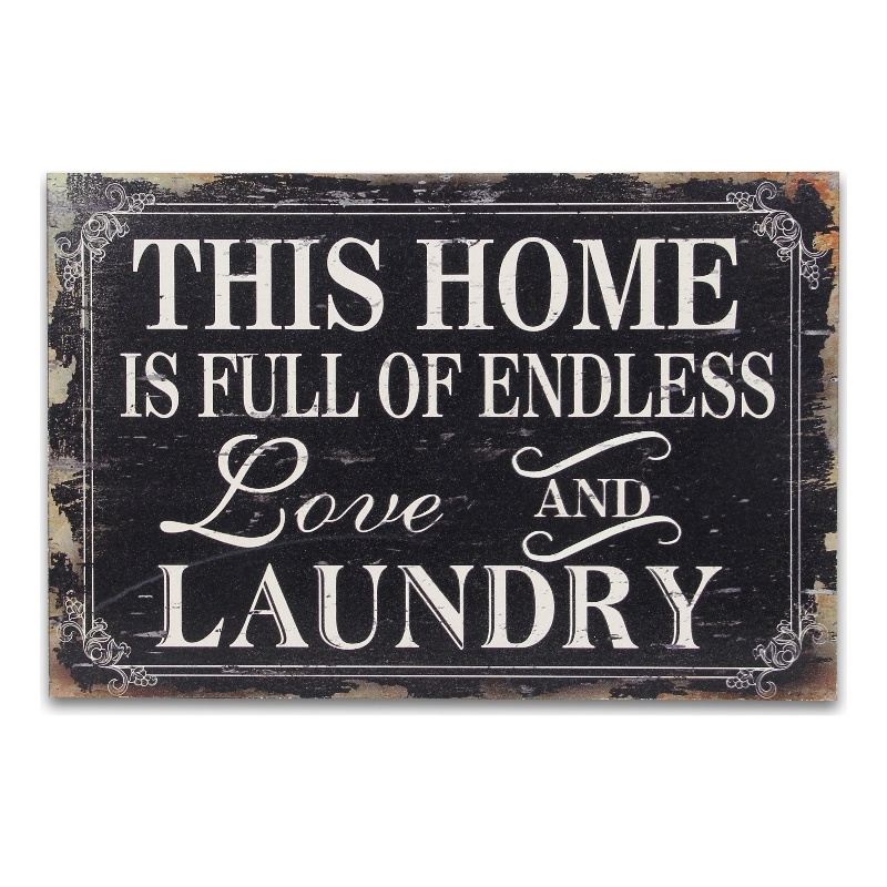 Patrice Wooden Wall Sign - Endless Laundry