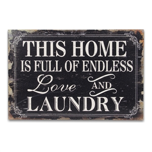 Patrice Wooden Wall Sign - Endless Laundry