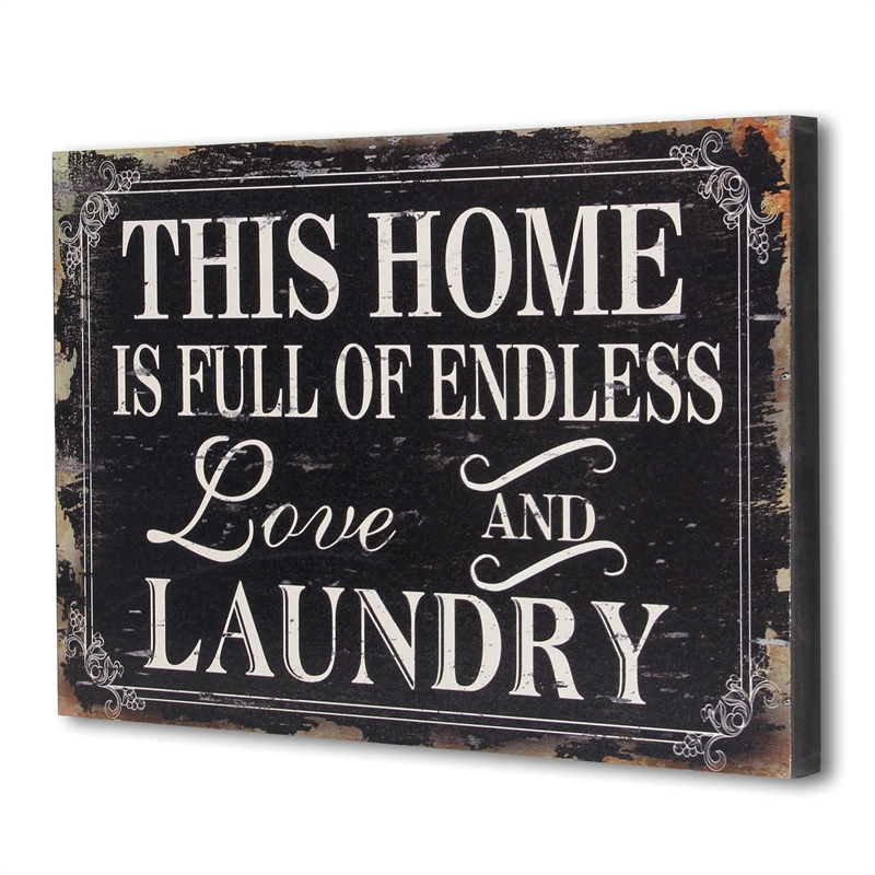 Patrice Wooden Wall Sign - Endless Laundry
