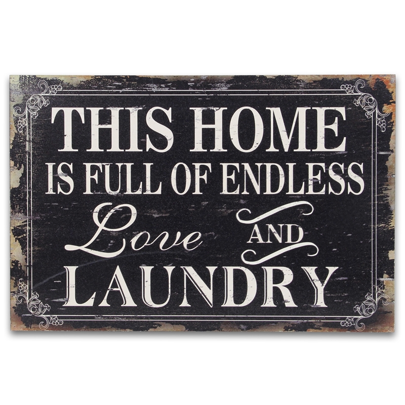 Patrice Wooden Wall Sign - Endless Laundry