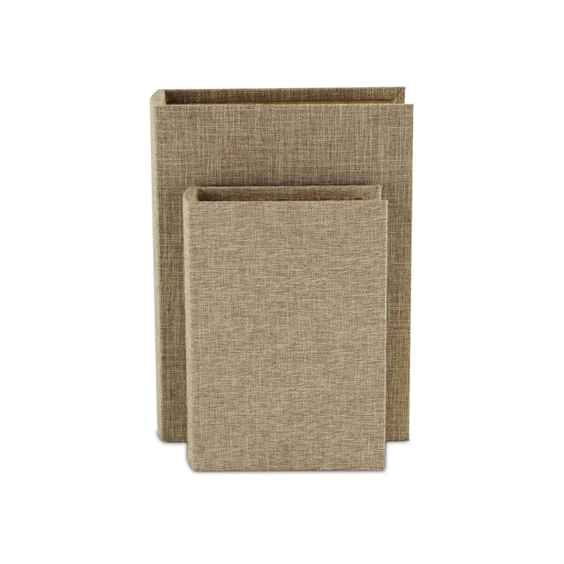 Canter Isle Linen Book Box Set - Beige