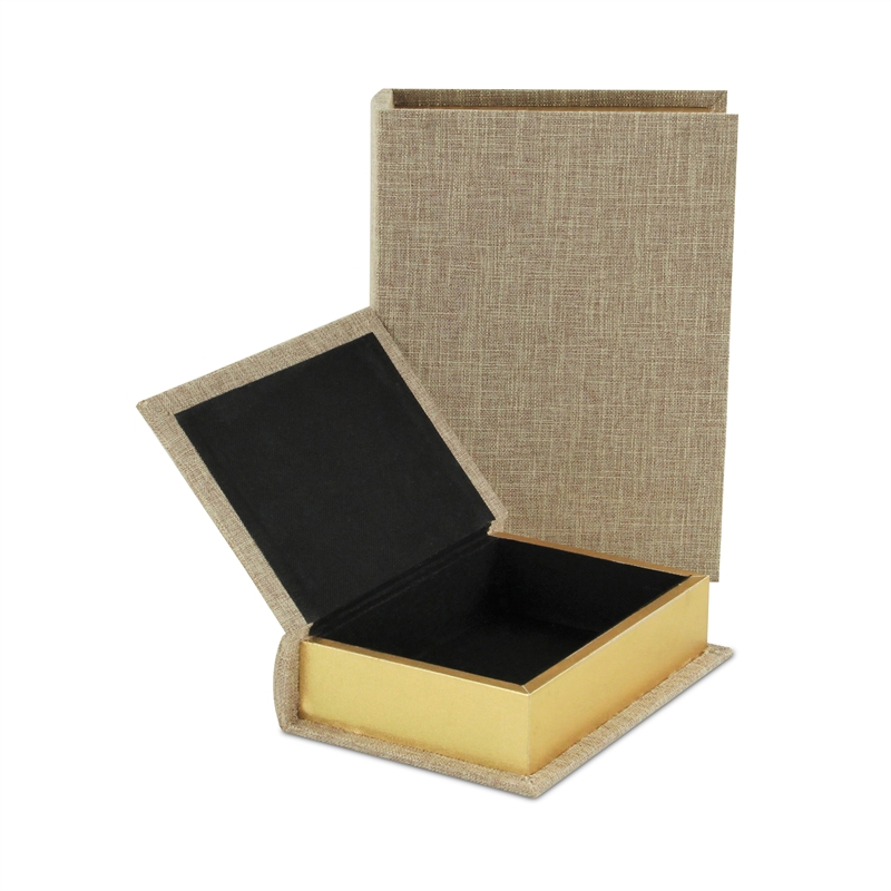 Canter Isle Linen Book Box Set - Beige