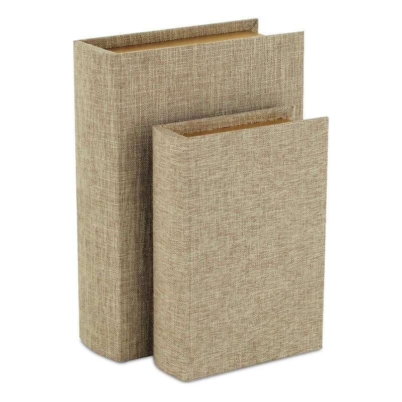 Canter Isle Linen Book Box Set - Beige