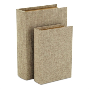 Canter Isle Linen Book Box Set - Beige